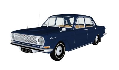 超精细汽车模型 兰起亚 GAZ M24 VOLGA